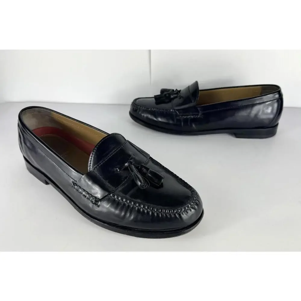 Cole Haan Pinch Grand Tassel Loafer Men Black Size US 11.5 M C12772